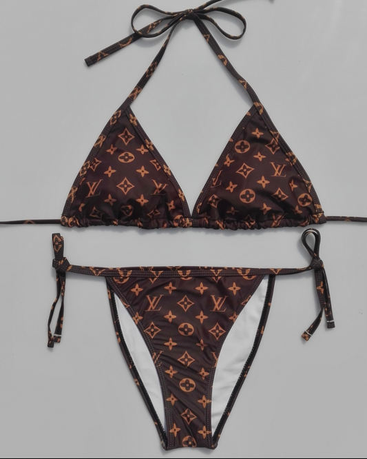 LV Brown Bikini